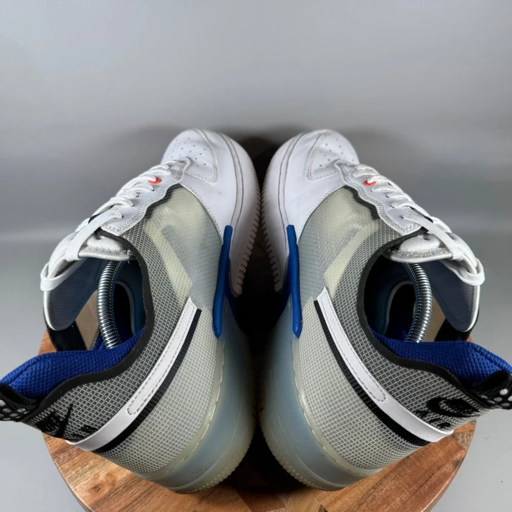 Nike Air Force 1‎ Low React DH7615 101 White Blue Men's Size 13 Shoes Sneakers